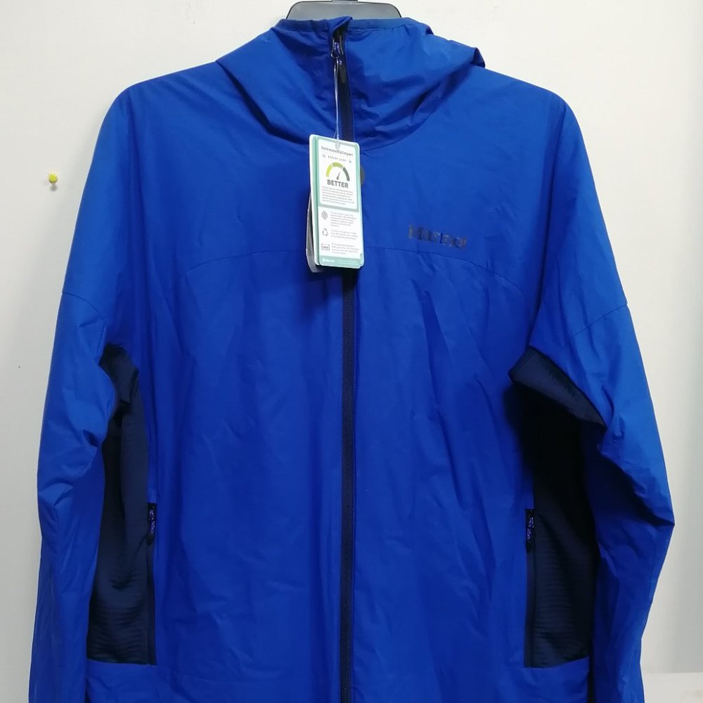 BNWT MARMOT Men's Hoodie Jacket Artic Navy Size Extra Large